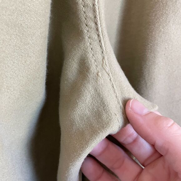 Madewell Moleskin Pleated Balloon Pants in ash green khaki tan - Picture 16 of 16